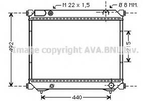 Радиатор охлаждения двигателя для моделей: SUZUKI (VITARA, VITARA)