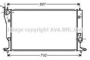 Радіатор охолодження двигуна для моделей: TOYOTA (AVENSIS, AVENSIS, AVENSIS, COROLLA)