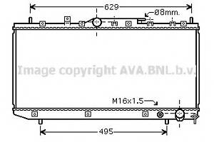 Радиатор охлаждения двигателя для моделей: TOYOTA (AVENSIS, AVENSIS,AVENSIS)