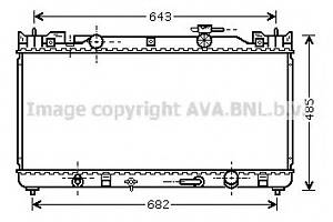 Радиатор охлаждения двигателя для моделей: TOYOTA (CAMRY)