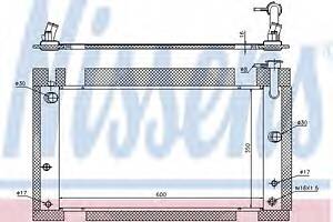 Радиатор охлаждения двигателя для моделей: TOYOTA (PRIUS, PRIUS)