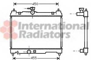 Радиатор охлаждения двигателя  для моделей: TOYOTA (YARIS)