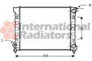 Радіатор охолодження двигуна для моделей: VOLKSWAGEN (JETTA, SCIROCCO, GOLF, GOLF, GOLF, JETTA)