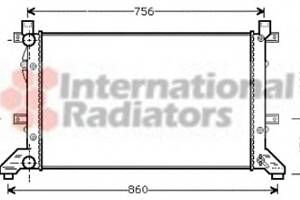 Радиатор охлаждения двигателя  для моделей: VOLKSWAGEN (LT, LT,LT)