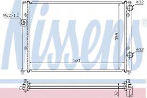 Радиатор охлаждения двигателя для моделей: VOLKSWAGEN (PASSAT, PASSAT)