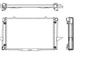 Радиатор охлаждения двигателя для моделей: VOLVO (850, V70,S70,850,XC70)