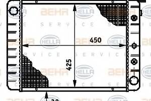 Радиатор охлаждения двигателя для моделей: VOLVO (940, 940,940,240,240,740,760,740,940)