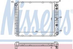Радіатор охолодження двигуна для моделей: VOLVO (940,940,940,240,240,740,760,760,740,940)