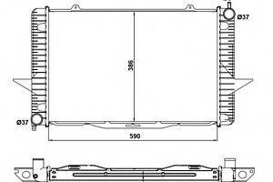 Радиатор охлаждения двигателя для моделей: VOLVO (C70, C70)