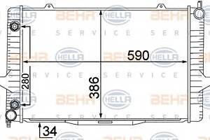 Радіатор охолодження двигуна для моделей: VOLVO (V70, C70, S70, C70, XC70)
