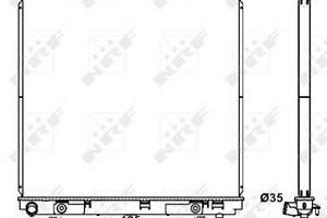 Радиатор охлаждения двигателя, NISSAN Pathfinder 05-07