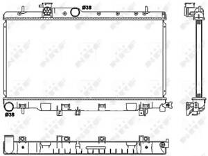 Радіатор охолодження двигуна, SUBARU Impreza 00-