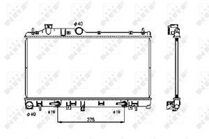 Радиатор охлаждения двигателя, SUBARU Legacy 03-
