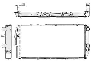 Радиатор охлаждения двигателя AUDI 100 / 200 1982-1991 Fps FP 12 A415