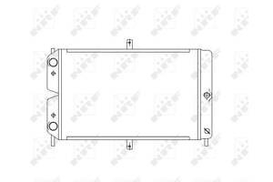 Радиатор охлаждения двигателя LADA 08-09, LADA (AvtoVAZ) Cevaro 91-