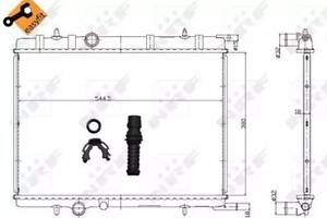 Радиатор охлаждения двигателя на 307, Berlingo, C4, Partner, Xsara