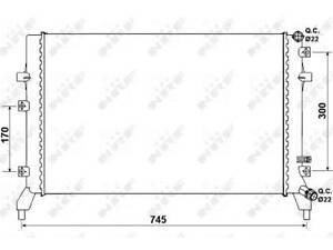 Радиатор охлаждения двигателя на A3, Altea, Altea XL, Beetle, Caddy, Eos, Golf, Jetta, Leon, Octavia, Passat B6, Pass...
