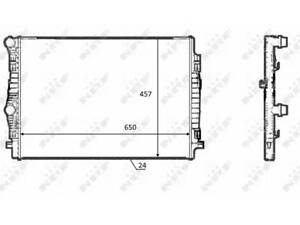 Радіатор охолодження двигуна на A3, Arteon, Ateca, Golf, Karoq, Kodiaq, Leon, Octavia, Passat B8, Q2, Superb, Tiguan...