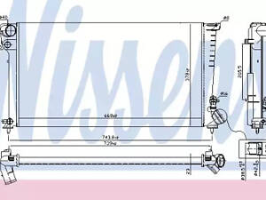 Радиатор охлаждения двигателя на Berlingo, Partner, Xsara