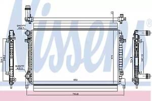 Радіатор охолодження двигуна на Fabia, Golf, Octavia, Yeti