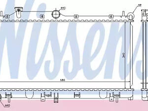 Радиатор охлаждения двигателя на Forester, Impreza, XV