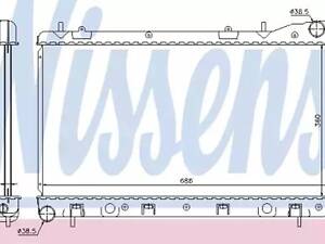 Радиатор охлаждения двигателя на Forester
