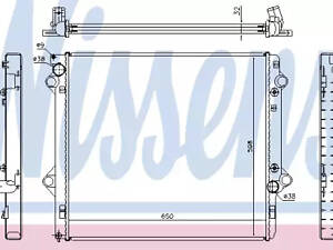 Радіатор охолодження двигуна на Land Cruiser Prado