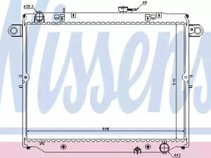 Радиатор охлаждения двигателя на Land Cruiser