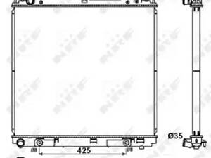 Радиатор охлаждения двигателя на NP300, Navara, Pathfinder