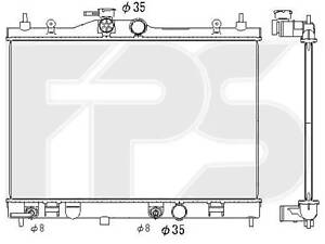 Радіатор охолодження двигуна NISSAN TIIDA 2005 - EUR