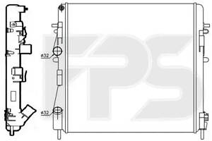 Радіатор охолодження двигуна RENAULT (FPS) FP 56 A1152