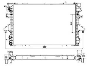 Радиатор охлаждения двигателя на Transporter T5