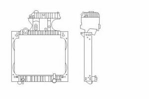Радиатор охлаждения двигателя
