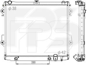Радіатор охолодження Lexus LX 570 (07-)
