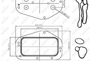 Радиатор охлаждения масла NRF, OPEL Astra 1.6/1.8 10/05-10/15