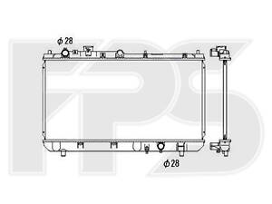 Радиатор охлаждения MAZDA 323 1998-2004 1.6-1.9 Nissens