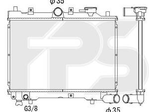 Радиатор охлаждения Mazda 323