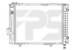 Радиатор охлаждения Mercedes-Benz W124 (FPS) FP 46 A983