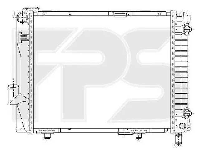 Радиатор охлаждения Mercedes-Benz W124 (FPS) FP 46 A983