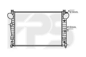Радіатор охолодження Mercedes CL