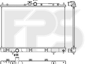 Радіатор охолодження Mitsubishi Outlander (03-)