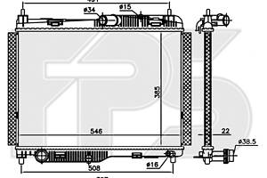 Радіатор охолодження на Ecosport, Fiesta