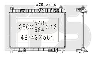 Радіатор охолодження на Fiesta
