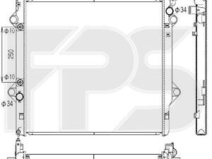 Радіатор охолодження FJ Cruiser, Land Cruiser Prado