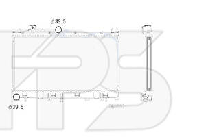 Радиатор охлаждения на Forester