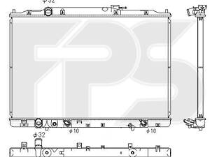 Радіатор охолодження на MDX