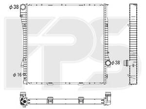 Радиатор охлаждения на X5