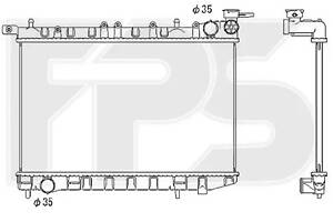 Радіатор охолодження Nissan Almera (95-)