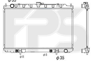 Радіатор охолодження Nissan Maxima QX (00-)