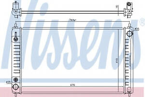 Радіатор охолодження NISSAN TEANA